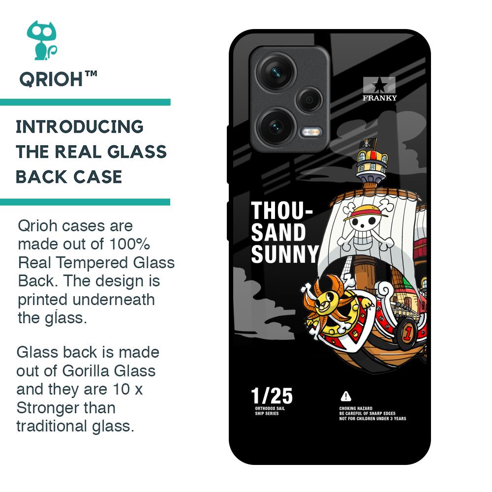 Thousand Sunny Glass Case for Redmi Note 12 5G