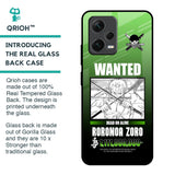 Zoro Wanted Glass Case for Redmi Note 12 5G