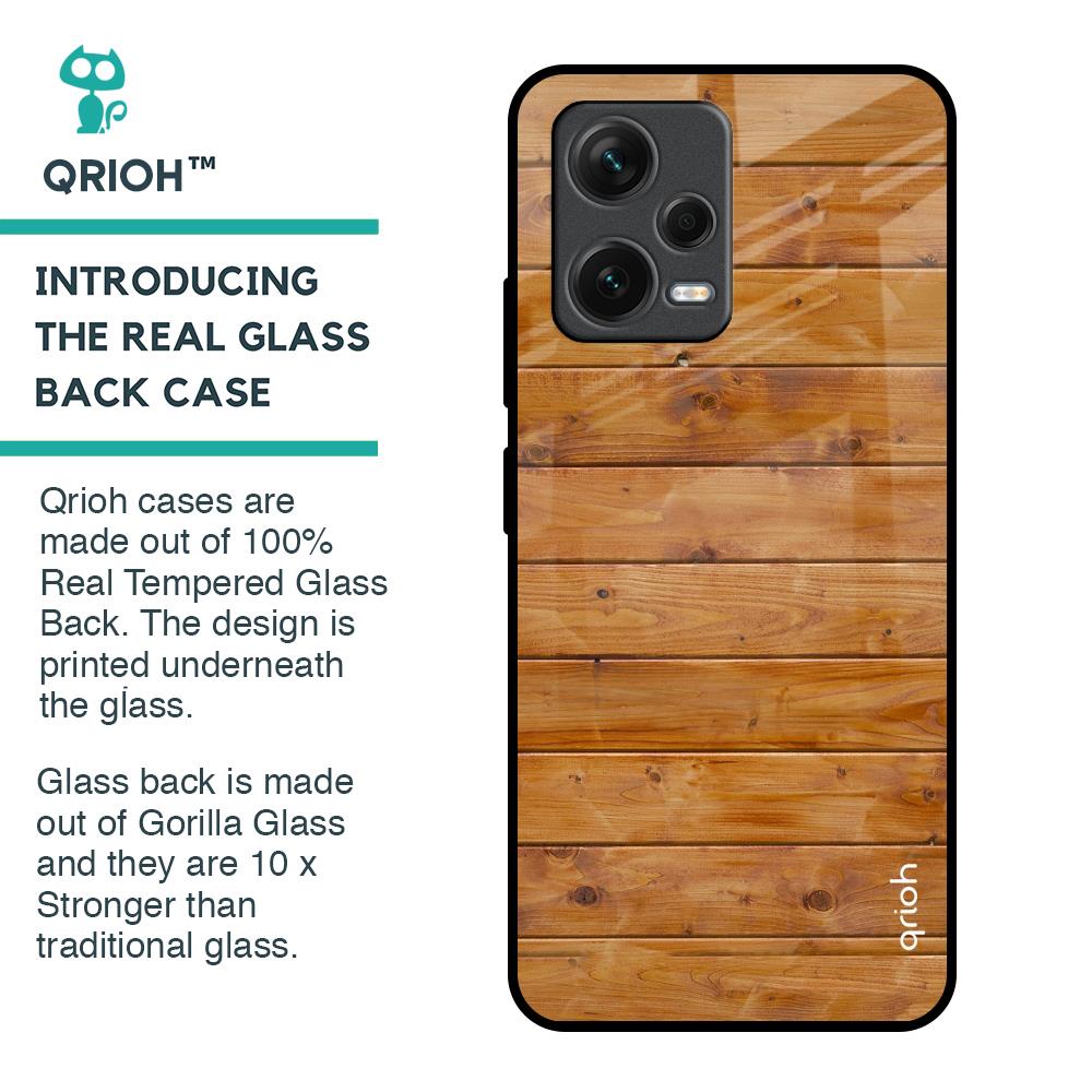 Timberwood Glass Case for Redmi Note 12 5G