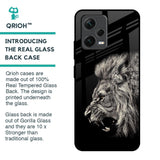 Brave Lion Glass Case for Redmi Note 12 5G