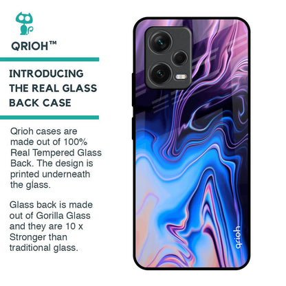 Psychic Texture Glass Case for Redmi Note 12 5G