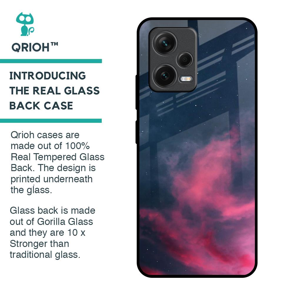 Moon Night Glass Case For Redmi Note 12 5G