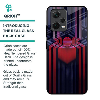 Super Art Logo Glass Case For Redmi Note 12 5G