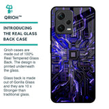 Techno Color Pattern Glass Case For Redmi Note 12 5G