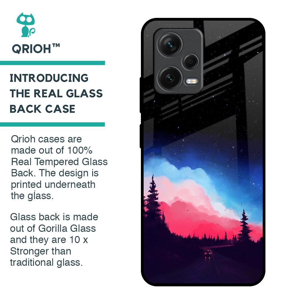 Drive In Dark Glass Case For Redmi Note 12 5G