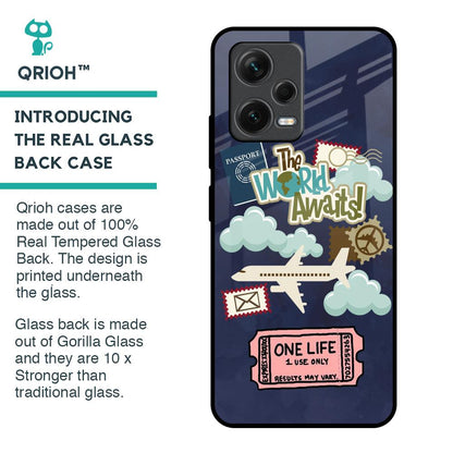 Tour The World Glass Case For Redmi Note 12 5G