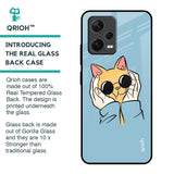 Adorable Cute Kitty Glass Case For Redmi Note 12 5G