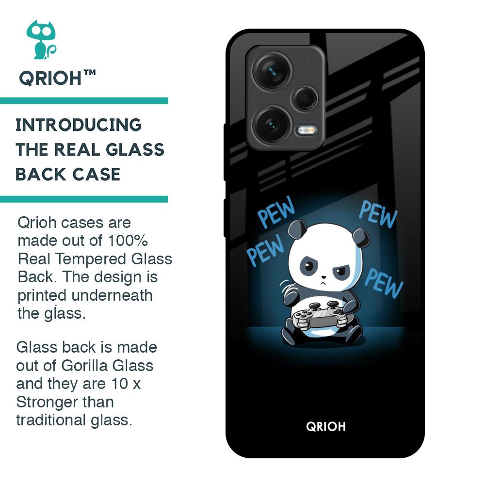 Pew Pew Glass Case for Redmi Note 12 5G