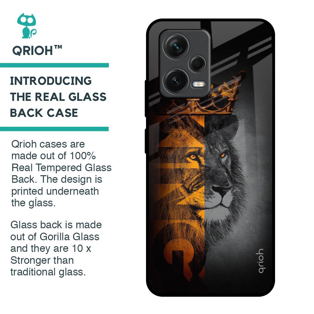 King Of Forest Glass Case for Redmi Note 12 5G