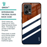 Bold Stripes Glass Case for Redmi Note 12 5G
