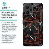 Vector Art Glass Case for Redmi Note 12 5G