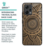Luxury Mandala Glass Case for Redmi Note 12 5G