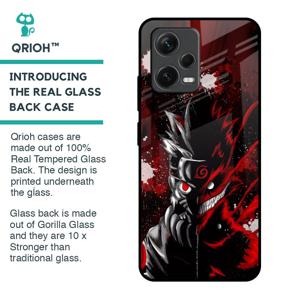 Dark Character Glass Case for Redmi Note 12 5G