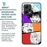 Anime Sketch Glass Case for Redmi Note 12 5G