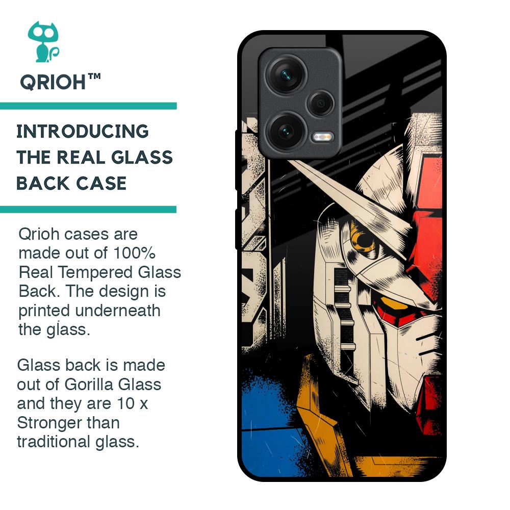Transformer Art Glass Case for Redmi Note 12 5G