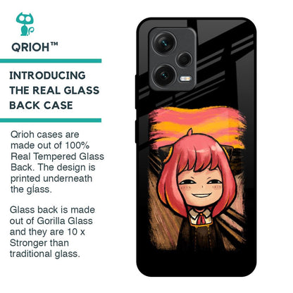 Spy X Family Glass Case for Redmi Note 12 5G