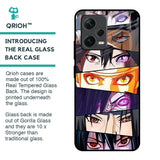 Anime Eyes Glass Case for Redmi Note 12 5G