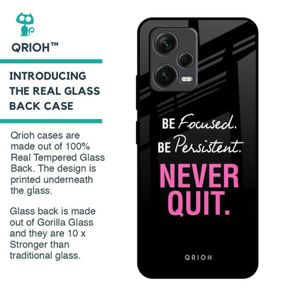 Be Focused Glass Case for Redmi Note 12 5G