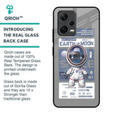 Space Flight Pass Glass Case for Redmi Note 12 5G
