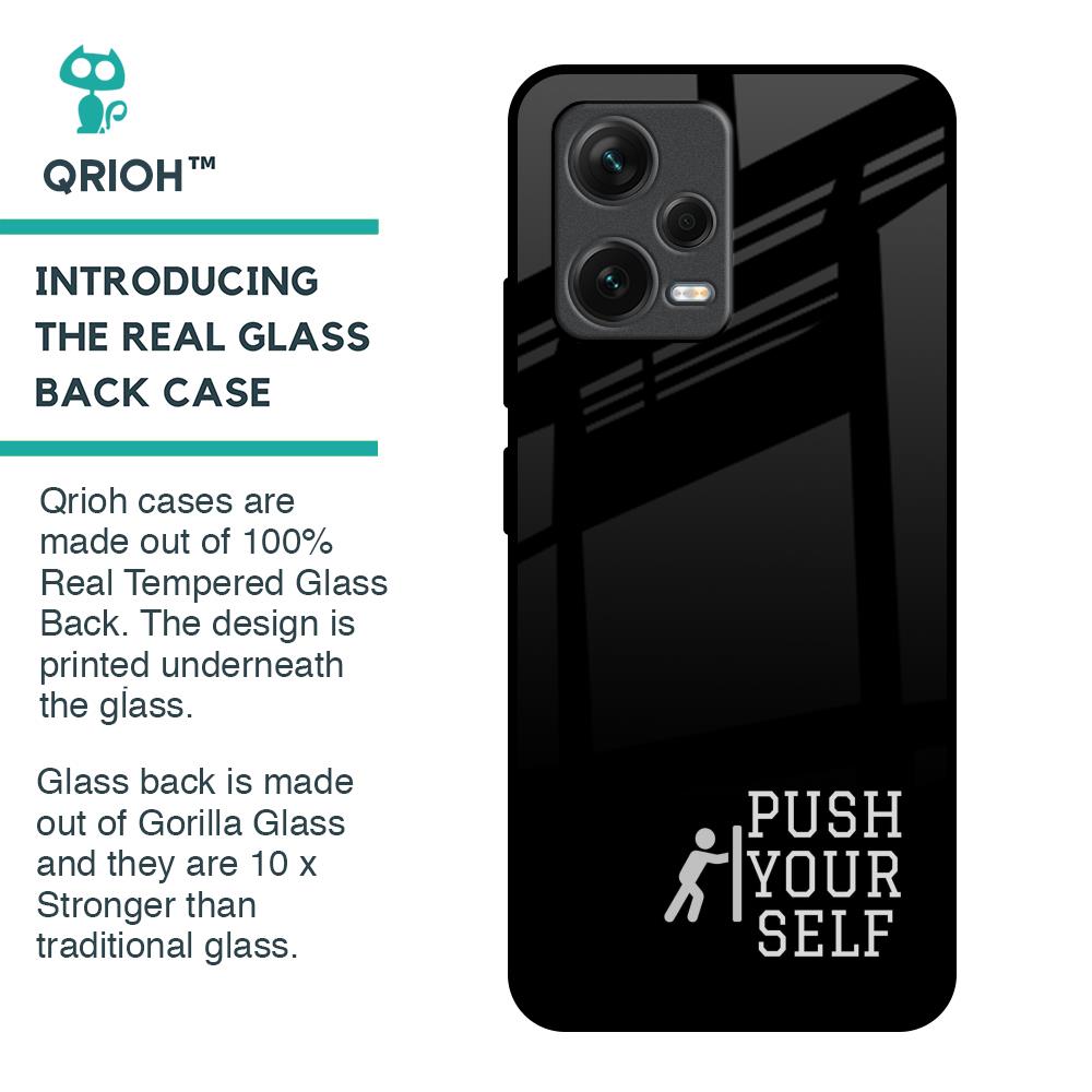 Push Your Self Glass Case for Redmi Note 12 5G