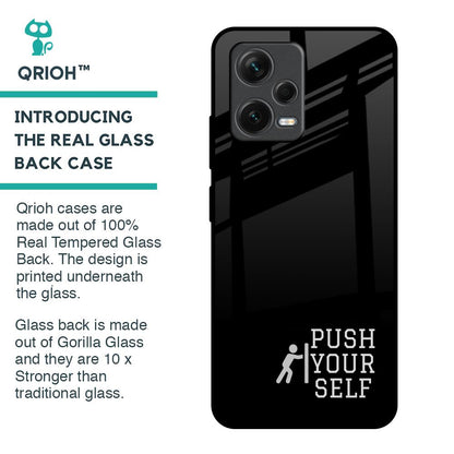 Push Your Self Glass Case for Redmi Note 12 5G