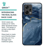 Deep Ocean Marble Glass Case for Redmi Note 12 5G