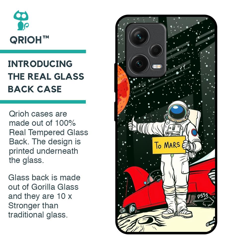 Astronaut on Mars Glass Case for Redmi Note 12 5G