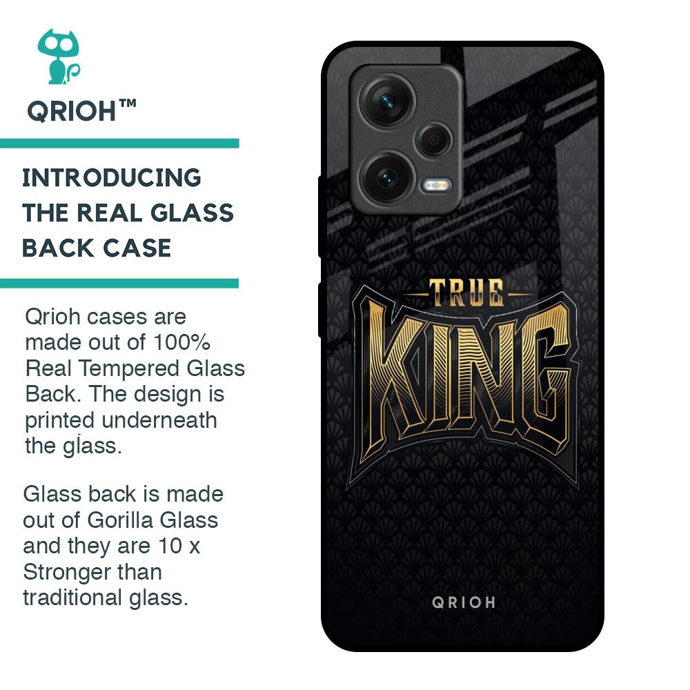 True King Glass Case for Redmi Note 12 5G
