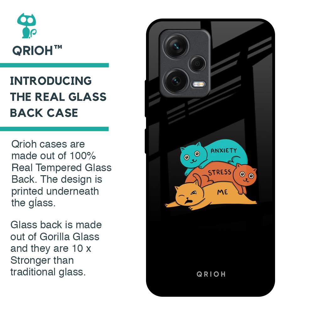 Anxiety Stress Glass Case for Redmi Note 12 5G