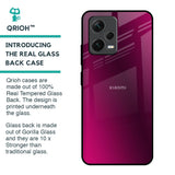Pink Burst Glass Case for Redmi Note 12 5G