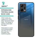 Blue Grey Ombre Glass Case for Redmi Note 12 5G