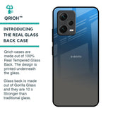 Blue Grey Ombre Glass Case for Redmi Note 12 5G