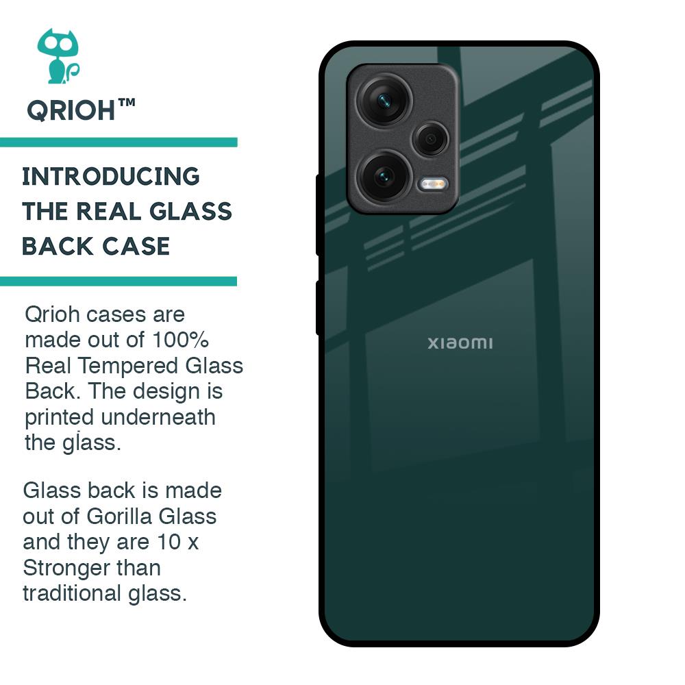 Olive Glass Case for Redmi Note 12 5G