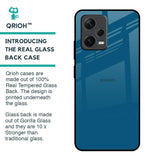 Cobalt Blue Glass Case for Redmi Note 12 5G
