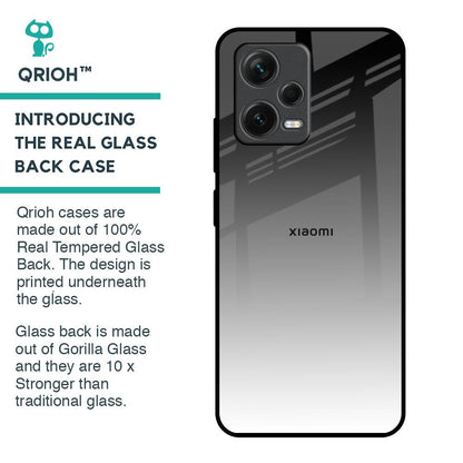 Zebra Gradient Glass Case for Redmi Note 12 5G