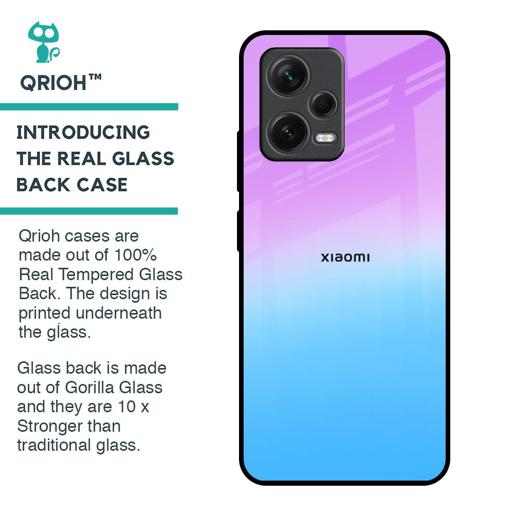 Unicorn Pattern Glass Case for Redmi Note 12 5G