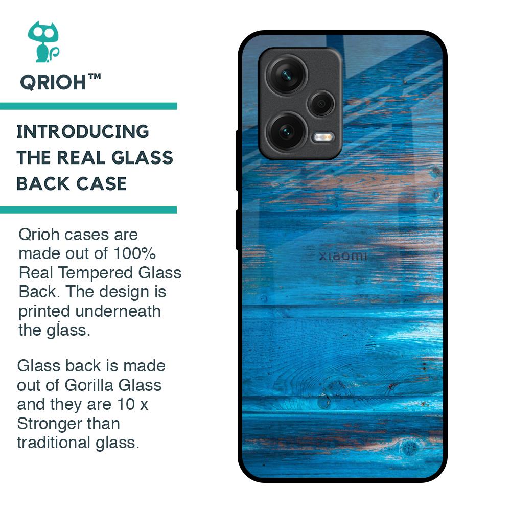 Patina Finish Glass case for Redmi Note 12 5G
