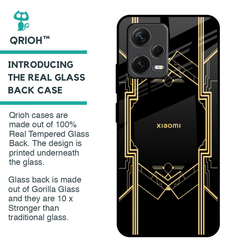 Sacred Logo Glass Case for Redmi Note 12 5G