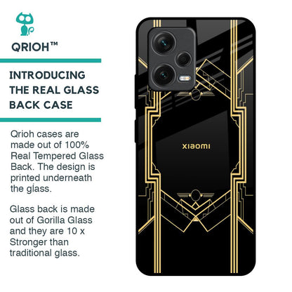 Sacred Logo Glass Case for Redmi Note 12 5G