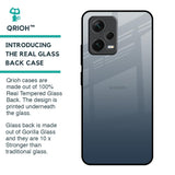 Smokey Grey Color Glass Case For Redmi Note 12 5G