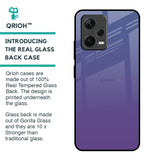 Indigo Pastel Glass Case For Redmi Note 12 5G