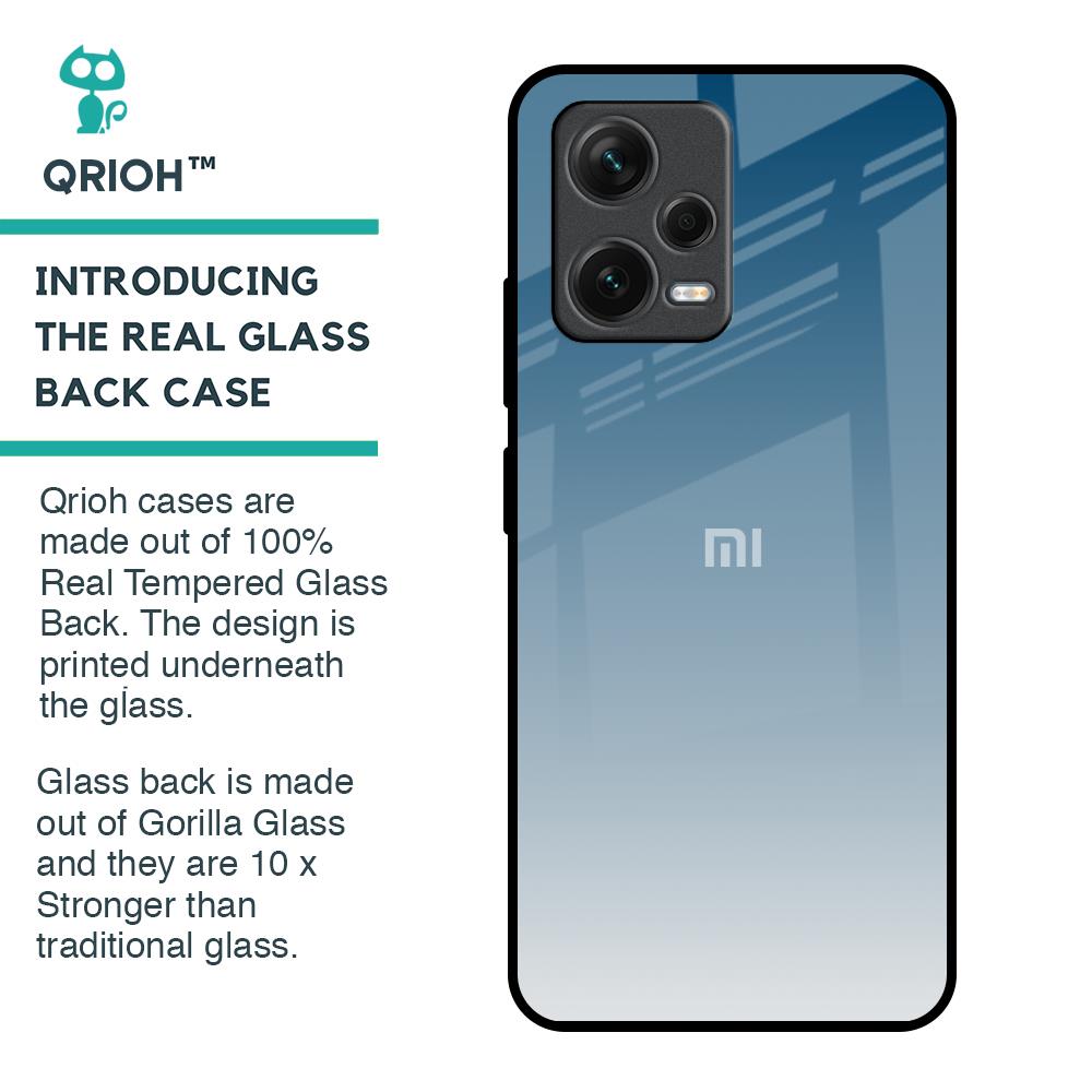 Deep Sea Space Glass Case for Redmi Note 12 5G