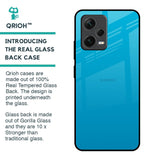 Blue Aqua Glass Case for Redmi Note 12 5G