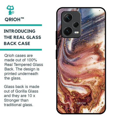 Exceptional Texture Glass Case for Redmi Note 12 5G