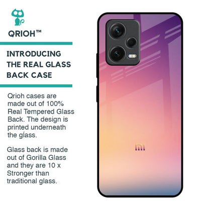 Lavender Purple Glass case for Redmi Note 12 5G
