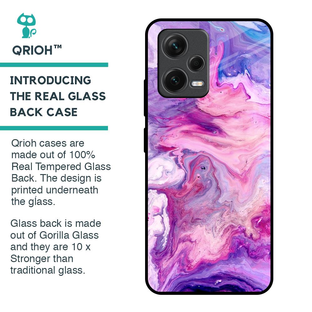 Cosmic Galaxy Glass Case for Redmi Note 12 5G