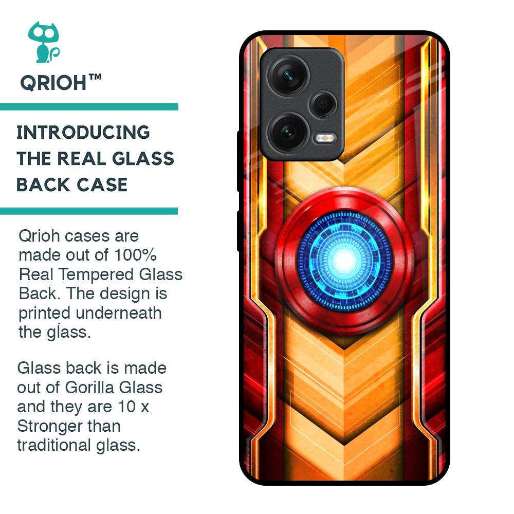 Arc Reactor Glass Case for Redmi Note 12 5G
