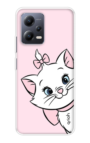 Cute Kitty Redmi Note 12 5G Back Cover