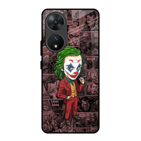 Joker Cartoon Vivo T2 5G Glass Back Cover Online
