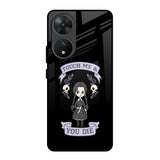 Touch Me & You Die Vivo T2 5G Glass Back Cover Online